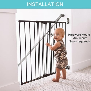 Toddleroo by North States Baby Gate for Stairs Stylish Safety