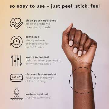 Effective Natural Sleep Patch with Hemp and Melatonin