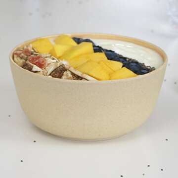 Durable Bamboo Fiber Bowls for Events and Gatherings