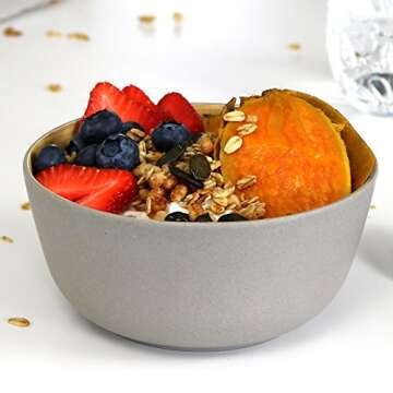 Durable Bamboo Fiber Bowls for Events and Gatherings