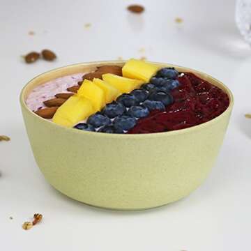 Durable Bamboo Fiber Bowls for Events and Gatherings