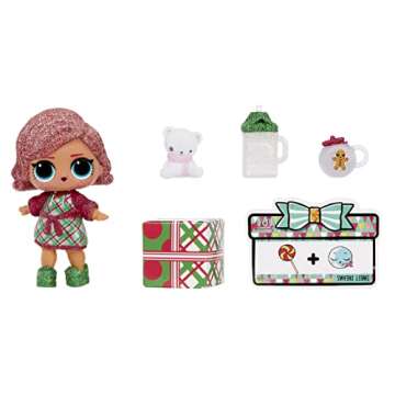 L.O.L. Surprise! Holiday Present Surprise Doll Dreamin' B.B. with 7 Surprises- Limited Edition Colle...