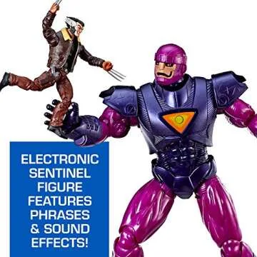 Hasbro Marvel Legends Series X-Men Days of Future Past 16" Electronic Sentinel and 6" Wolverine Figure (Amazon Exclusive)