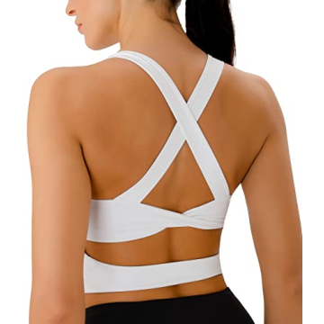 Stylish JOYSPELS Cross Back Workout Bra for Comfort