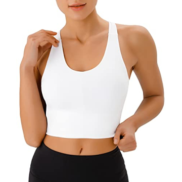 Stylish JOYSPELS Cross Back Workout Bra for Comfort