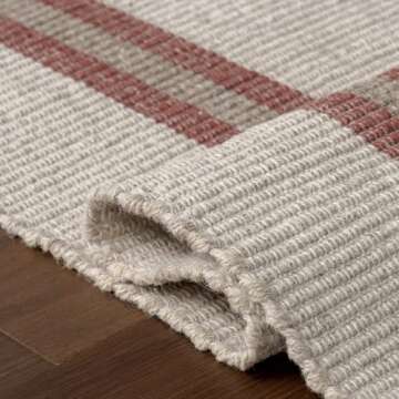 Stylish Wool Area Rug by Ashley Tisdale - 8x10 Ivory