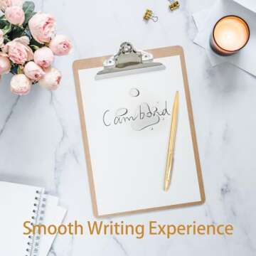 Cambond Ballpoint Pens Gold - Elegant Smooth Writing Gift Pens