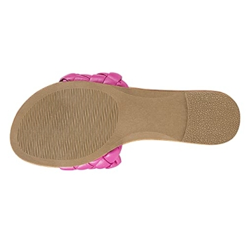 FITORY Womens Braided Slide Sandals for Summer Style