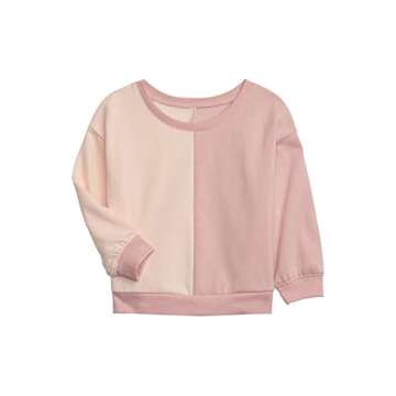 GAP Baby Girls Pink Fleece Hoodie - Cozy & Soft 5T US