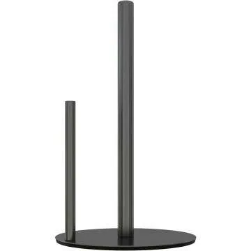 Stylish Black Stainless Steel Paper Towel Holder