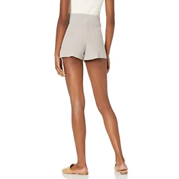Fashionable & Cozy Ribbed Women's Shorts - The Drop