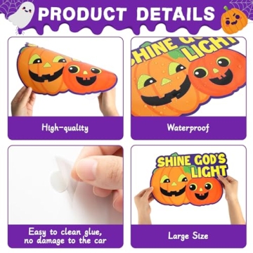 18pcs Halloween Trunk or Treat Christian Decorations Kit