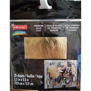 Craft Smart Premium Gold Leaf - Enhance Your Crafts