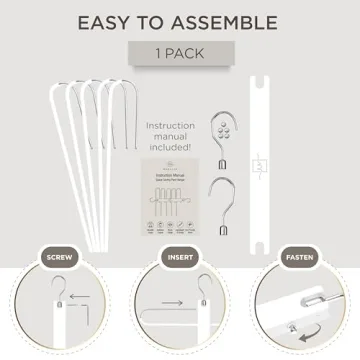 MORALVE Space Saving Wood Pants Hangers for Closet Organization