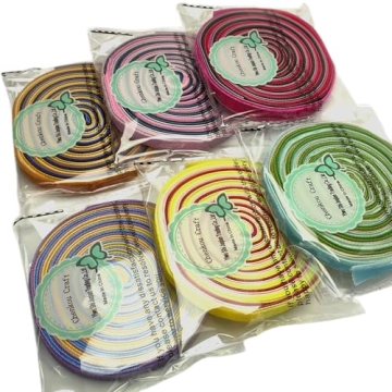 Chenkou Craft 30 Yards 3/8" Velvet Ribbon Total 30 Colors Assorted Lots Bulk (Multicolored, 3/8"(10mm))