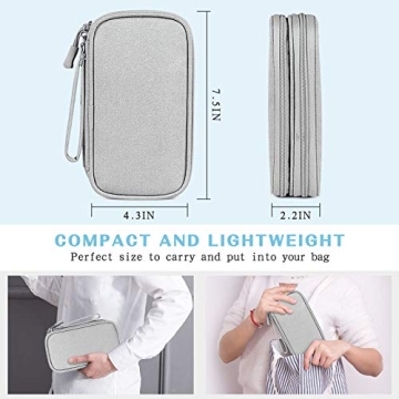 FYY Travel Cable Organizer Bag - Compact & Portable Storage Case