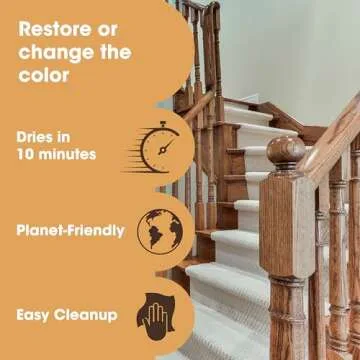 Fast Drying Water Based Wood Stain for Indoor and Outdoor Use