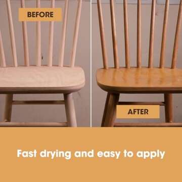 Fast Drying Water Based Wood Stain for Indoor and Outdoor Use