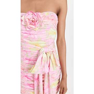 LOVESHACKFANCY Women's Nerra Mini Ruched Dress