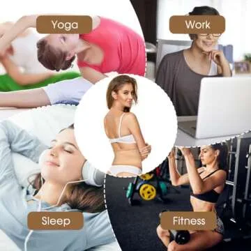 JOHALXER 6PCS Castor Oil Pack Wrap,Castor Oil Pack Kits for Liver Detox,Breast,Neck, Reusable Adjustable Elastic,Storage Cloth Bag,Christmas Gifts