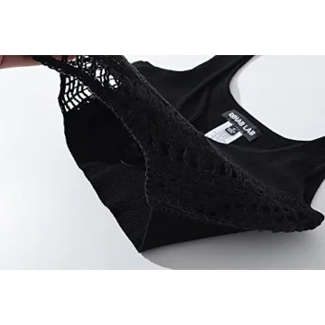 efvandoloe Sexy Hollow Out Knitted Tops for Women