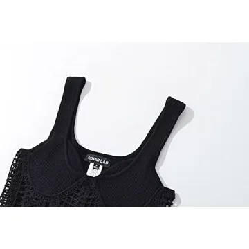 efvandoloe Sexy Hollow Out Knitted Tops for Women