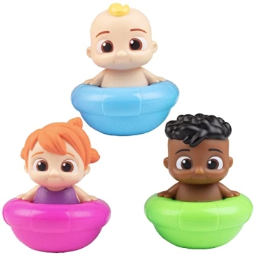 CoComelon Floating Pool & Bath Toys 3-Pack - JJ, YoYo & Cody for Endless Fun!