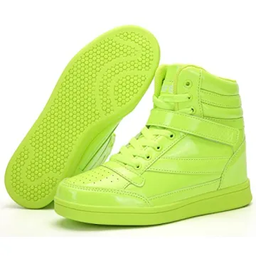UBFEN Women’s Vibrant Green High Top Sneakers for Style
