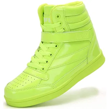 UBFEN Women’s Vibrant Green High Top Sneakers for Style