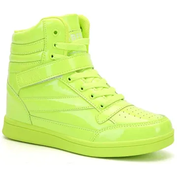 UBFEN Women’s Vibrant Green High Top Sneakers for Style