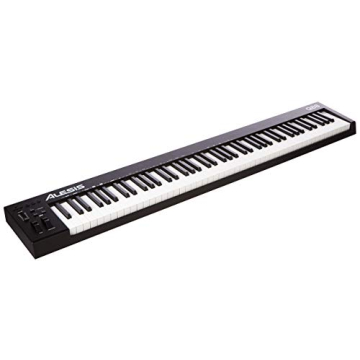 Alesis Q88 MKII - 88 Key USB MIDI Keyboard Controller with Full Size Velocity Sensitive Semi-Weighte...