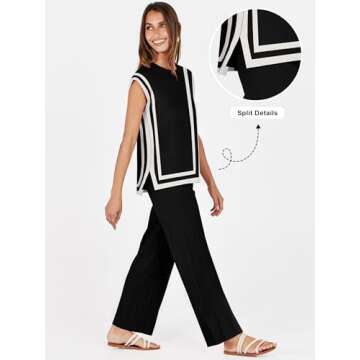 ANRABESS Stylish 2 Piece Summer Outfits for Women