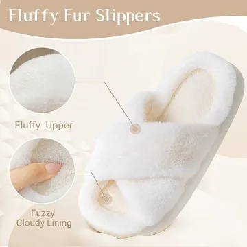 Koknwoa Women's Fuzzy Slippers for Ultimate Comfort