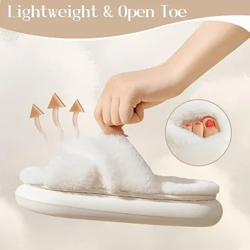 Koknwoa Women's Fuzzy Slippers for Ultimate Comfort