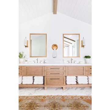 Rattan Towel Ring, Modern Hand Towel Holder for Bathroom and Kitchen Wall, Bathroom Hand Towel Ring, Rattan Towel Hanger Decor