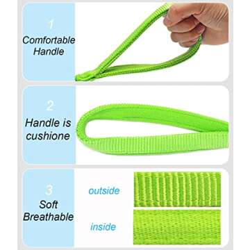 Mycicy Heavy Duty Dog Leash for Large Dogs - Reflective & Strong