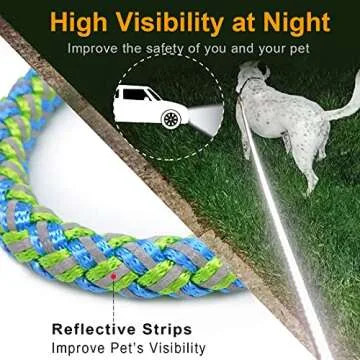 Mycicy Heavy Duty Dog Leash for Large Dogs - Reflective & Strong