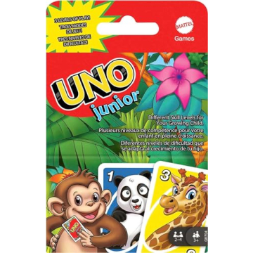 UNO Junior Card Game for Kids - Fun Learning & Play
