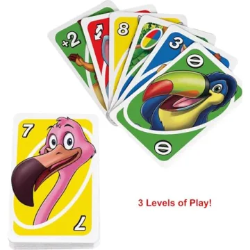 UNO Junior Card Game for Kids - Fun Learning & Play