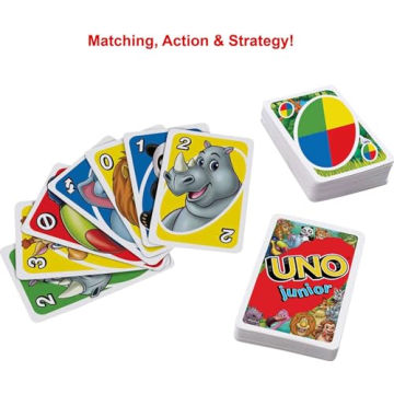 UNO Junior Card Game for Kids - Fun Learning & Play