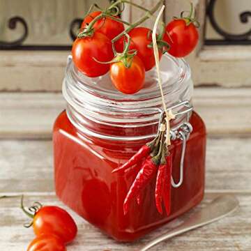 SPANLA Spice Jars, 12 Pack 4oz Small Glass Jars with Airtight Hinged Lid, With 12 Spice Labels & Silicone Funnels, Airtight Glass Jars for Spices, Art Craft Storage (12 Pack)