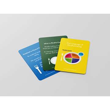 Mindful Eating Motivational Card Deck: 53 Affirmations to Inspire & Motivate You to Eat Mindfully & ...