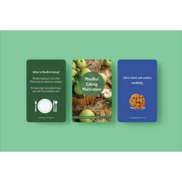 Mindful Eating Affirmation Cards for Intuitive Eating