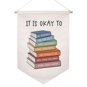 Calm Down Corner Poster: Mental Health Wall Decor for Schools