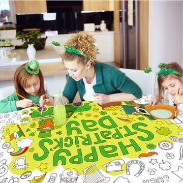 St. Patrick's Day Giant Coloring Posters for Kids