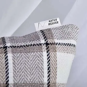 NATUS WEAVER 2 Pack Stylish Cushion Covers 18" x 18"