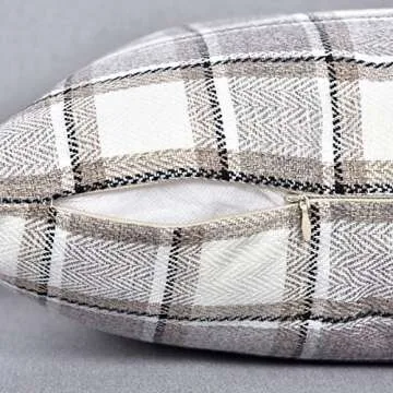 NATUS WEAVER 2 Pack Stylish Cushion Covers 18" x 18"