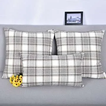 NATUS WEAVER 2 Pack Stylish Cushion Covers 18" x 18"