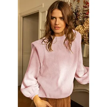 Trendy Striped Long Sleeve Sweater for Women