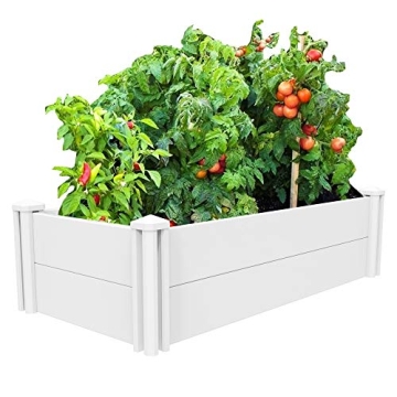 Qikdesign 45"x22.5" Raised Garden Bed Kit | Planter Box Outdoor for Gardening, Whelping Pen | Easy V...